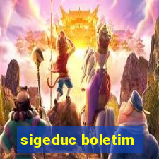 sigeduc boletim